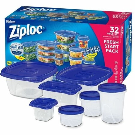 Sc Johnson CONTAINER, ZIPLOC, 16CT&LIDS,  SJN326445